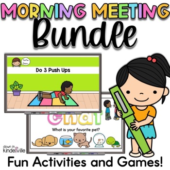Preview of Morning Meeting Activities and Games Bundle!