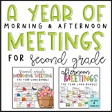 Morning & Afternoon Meeting for Second Grade | YEAR-LONG B