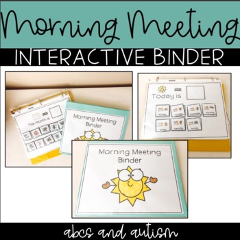 Preview of Interactive Morning Meeting Calendar Activities