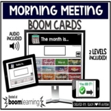 Morning Meeting Boom Cards | Calendar Smart Board Presentation