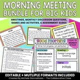 Morning Meeting Bundle of Resources | Upper Elementary