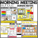 Morning Meeting Calendar Activities BUNDLE with Video Choi