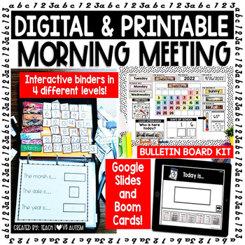 Preview of Morning Meeting | Calendar Time | Circle Time | Bundle for Special Education