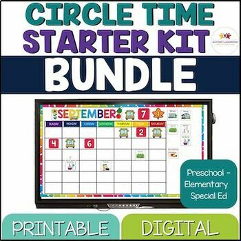 Preview of Morning Meeting & Circle Time Activities for Preschool & Elementary BUNDLE