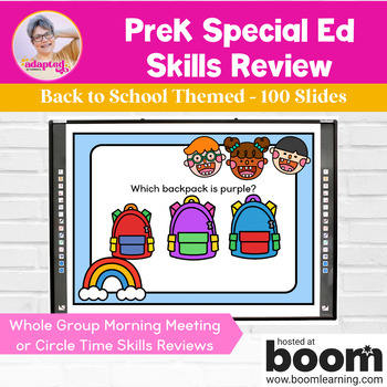 Preview of Circle Time Special Education Skills Review for Morning Meeting and Large Group