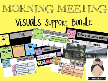 Preview of Morning Meeting/Circle Visual Support 