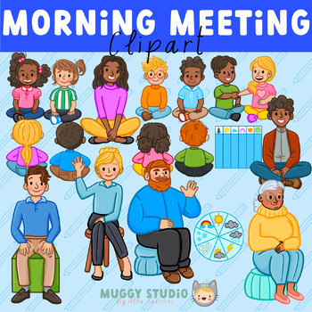 meeting clipart black and white