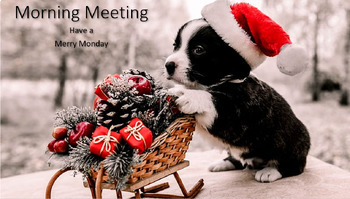 Preview of Morning Meeting Dec11 - Dec15 (SOR and Math Skills for Spec. Ed/Kinder)