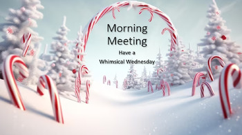 Preview of Morning Meeting Dec4 - Dec8 (SOR and Math Skills for Spec. Ed/Kinder)