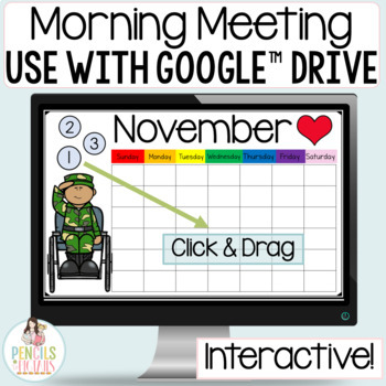 Preview of Morning Meeting Digital Google™ Slides