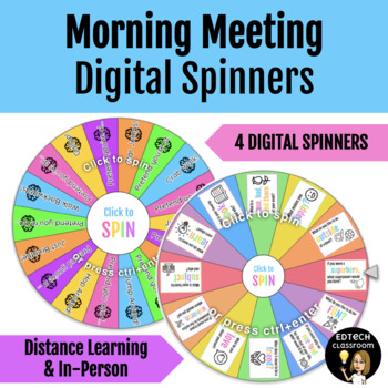 Digital Spinner Google Classroom by Teacher Tam