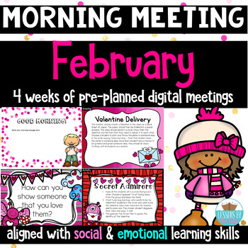 Preview of Morning Meeting February *Greetings, Sharing, Activities & Message*