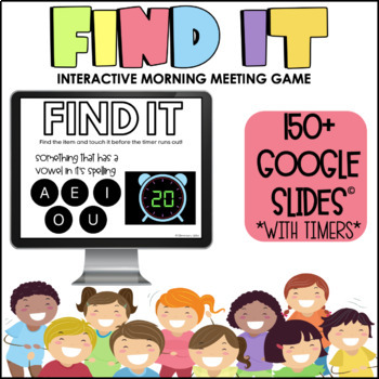 Preview of Morning Meeting Game | Find It