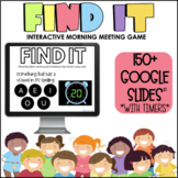 Morning Meeting Game | Find It