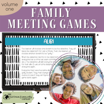 Preview of Morning Meeting Games for Classroom Community Upper Elementary