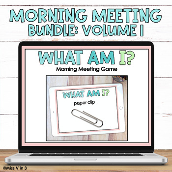 Preview of Morning Meeting Games Bundle / Great for Class Parties & Brain Breaks
