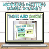 Morning Meeting Games Bundle Volume 2 / Digital Games