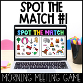 Morning Meeting Games and Activities | Spot The Match | Fu