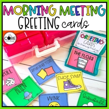Preview of Morning Meeting Greeting Cards - Morning Meeting Ideas - Greeting Activities