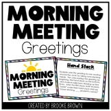Morning Meeting Greetings