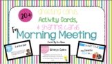 Morning Meeting Greetings, Shares, Activities, Messages