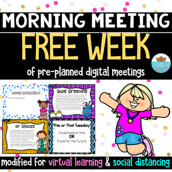 Preview of Morning Meeting *Greetings, Sharing, Activities & Message*