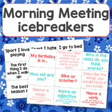 Morning Meeting Icebreakers