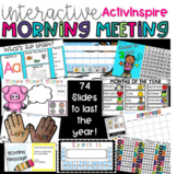 Morning Meeting Interactive Calendar ActivInspire