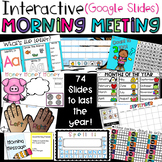 Morning Meeting Interactive Calendar Google Slides