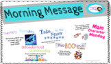 Morning Meeting Message- Classroom Community- Digital 