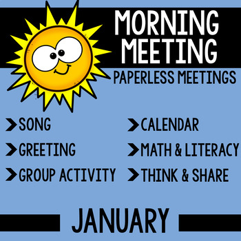 Preview of Morning Meeting Messages for January