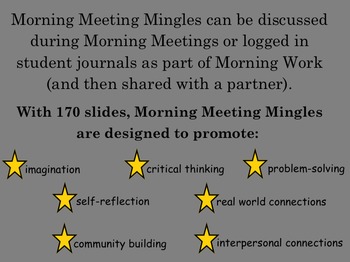 Preview of Morning Meeting Mingles: Student Conversation Starters