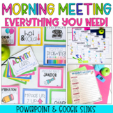 Morning Meeting Slides and Activities - Greeting, Activiti