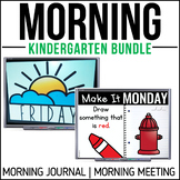 Morning Meeting + Morning Journal Prompts - Kindergarten B