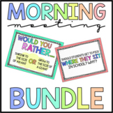 Morning Meeting Question Bundle