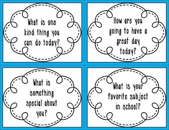 Morning Meeting Questions by Busy Little Bees | Teachers ...