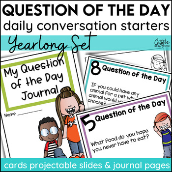 Preview of Question of the Day Morning Meeting Activities Questions Daily Writing Prompts