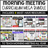 Morning Meeting Routine Curriculum | Calendar Math | Circl
