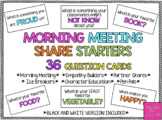 Morning Meeting Share Questions