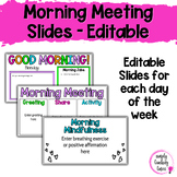 Morning Meeting Slides