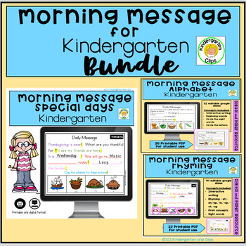 Preview of Morning Meeting Slides | Morning Message