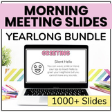 Morning Meeting Slides BUNDLE | 2000+ Morning Meeting Goog