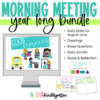 Preview of Morning Meeting Slides: BUNDLE