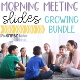 Morning Meeting Slides Bundle