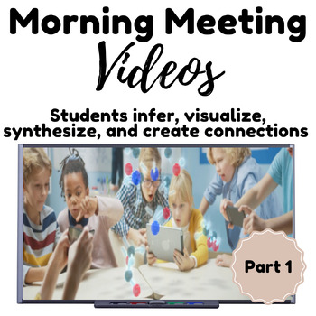 Preview of Paperless Morning Meeting Slides with Videos Part 1