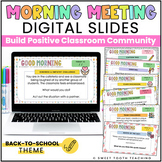 Morning Meeting Slides | SEL & Positive Classroom Communit