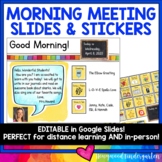Morning Meeting Slides & Stickers 