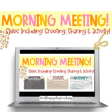 Morning Meeting Slides | Upper Elementary Morning Meeting 