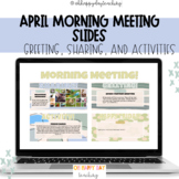 April Morning Meeting Slides | Upper Elementary Morning Meeting
