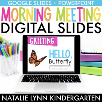 Preview of Morning Meeting Slides Greetings Activities Digital Google Slides PowerPoint